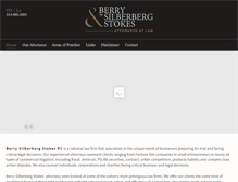 Tablet Screenshot of berrysilberberg.com